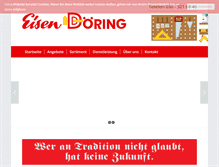 Tablet Screenshot of eisen-doering.de